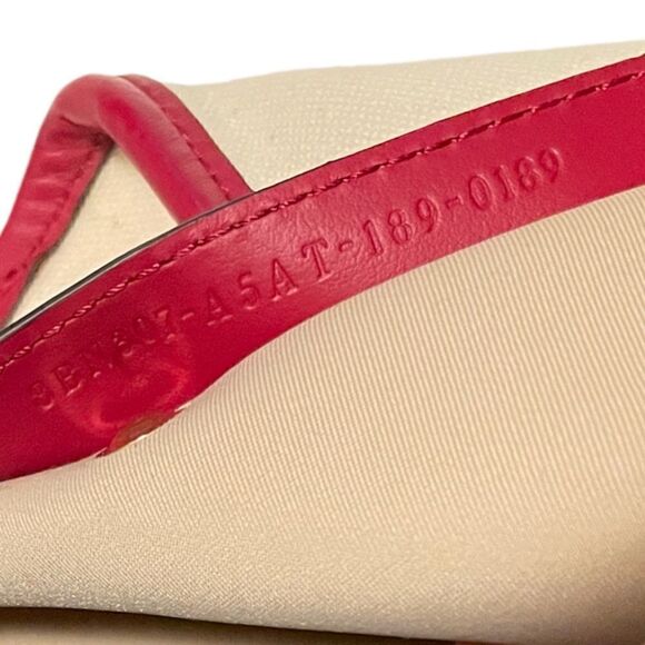 FENDI Crème & Red Medium Defender Cover - Picture 3 of 14